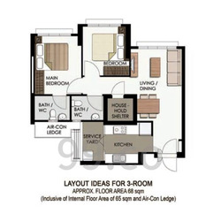 Blk 513C Saraca Breeze @ Yishun (Yishun), HDB 3 Rooms #610257911